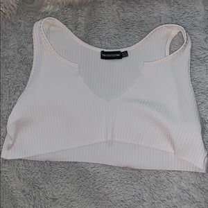 V neck crop top